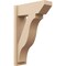 Ekena Millwork 8-in W x 22-in D x 34-in H Funston Slat Rough Cedar Woodgrain TimberThane Outlooker, Primed Tan OUTUR080X22X34FST24RCPR - alternate 1